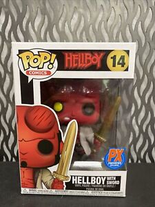 Funko Pop! Comics Vinyl: Hellboy #14 (W/ Sword) - PX Exclusive (B10T)