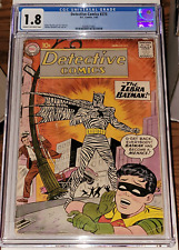 New ListingDetective Comics #275 CGC 1.8 1st App of Zebra Batman RARE 1960 ERROR WHITE LOGO