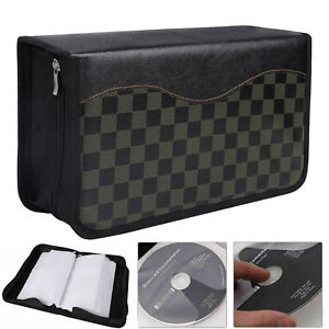 128 Disc CD DVD Case Storage Bag Organizer Holder Wallet Album Media Video Box