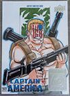 New Listing2016 Upper Deck Captain America 75th Anniversary Sketch Card Nuke By Saldajeno