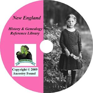 145 old books NEW ENGLAND History & Genealogy Families