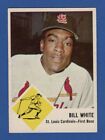 1963 Fleer BILL WHITE St. Louis Cardinals EX/EXMT No creases