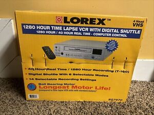 Lorex SG7970 Time Lapse VCR with 40-hour Real Time NEW IN BOX
