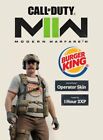 COD MW3 and Modern Warfare 2 Burger King Town Skin +1Hour Double XP Key Global🔥