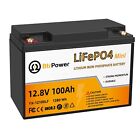 12V 100Ah Mini LiFePO4 Battery Lithium Iron Phosphate for RV Marine Solar System