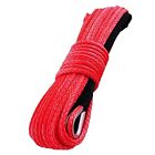 Synthetic Winch Rope 5/16 Inch X 50 Ft 8300Lbs With Black Protecing Sleeve For A