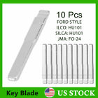 10x Replacement Uncut Flip Remote Key Blade Blank For Ford Type HU101 FO-24