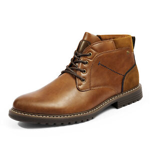 Men's Leather Chukka Boots Casual Boots Stylish Business Dress Boots
