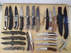 Lot of 23 TSA Confiscated Folding Knives, 1 Fixed