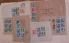CHINA PR   6 DIFF. COVERS 1950's  TO USA