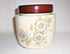 McCoy Pottery Cookie/Biscuit Jar Blue Flowers Marked 214