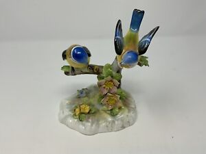 Very Rare Vintage 1930/40’s Royal Doulton Blue Tits Figurine.  Made in England