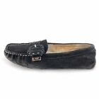 UGG Australia Thelma Driving Moccasins Womens Size 7.5 EUR 38.5 Black Slippers