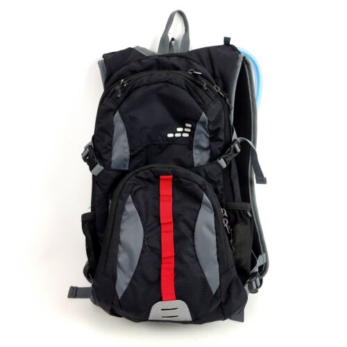 Academy Camping/Hiking Hydration Backpack Black With Bladder Black