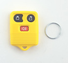 Keyless Entry Remote Alarm Replacement For Ford 3 Buttons DIY Programming Yellow (For: Ford)