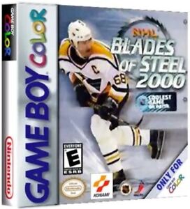NHL Blades of Steel 2000 - Nintendo Gameboy Color GBC cartridge TESTED