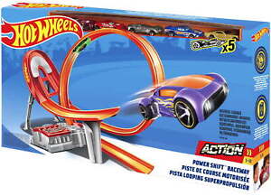 Hot Wheels Action Power Shift Motorized Raceway Track Set Includes 5 Cars 1:64