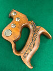 Vintage KEEN KUTTER Hand Saw Handle with Medallion, Bolts & Nuts