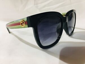 Gucci GG0034SN 002 Unisex Sunglasses - Gradient Black Green/Gray