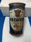 Drewrys Character faces flat  top beer can , south bend Empty can