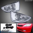 Fit For 04-05 Honda Civic Coupe Sedan 2/4Dr W/Switch Bulbs Clear Lens Fog Lights (For: 2005 Civic)