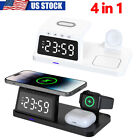4 in 1 Fast Wireless Charger Station Dock For Apple Watch iPhone 15 14 13 12 Pro
