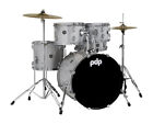 PDP Centerstage 5-Piece Drum Kit with Hardware, Cymbals & Throne - Diamond Wh...