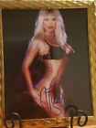 Victoria Silvstedt PLAYBOY Autographed Signed W/ COA  8x10 Photo in frame