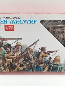NEW Vtg ESCI 1/72 Scale Indian War Kiber Pass British Infantry Kit #232,Italy r
