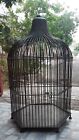Vintage Iron Metal Bird Cage Heavy Hanging Bird Cage Indian Style Bird House