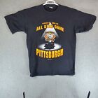 Vintage Starter Pittsburgh Pirates MLB All Star Game T shirt Large Black 90s XL