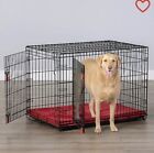 Ultra-Strong Double Door Wire Dog Crate with Divider Panel