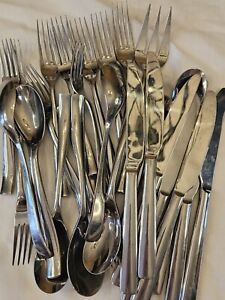 Cambridge Harry & Camila Flatware 30 pcs Knives Forks Spoons Stainless