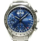 Auth OMEGA Speedmaster Day-Date 3523.80 57181446 Blue Men's Wrist Watch