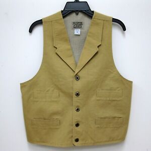 Frontier Classics Mens Old West 1880's Style Single-Breasted Vest SIZE M