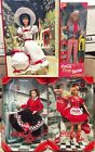 Lot Of 4 Coca~Cola Barbies NRFB 1990’s Collectors Edition & Picnic Barbie