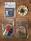 NOS Vintage Lot 4 Patches FMCA RV Convention '90 '92 NH Treasure Island Fire Dep