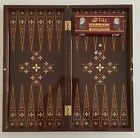Star Antiq Sedef Backgammon 19'' Magic  Turkish Premium Board Game Set