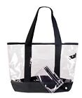 DALIX Clear Tote Bag Large Travel Handbag Bulk Wholesale Available
