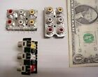 10 RCA Jacks, 6 Position 3 Channel PCB Mount Color Coded, Salvage Freight, New