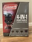 Coleman 4-in-1 Portable Propane Gas Camping Grill Stove Griddle Wok System NEW!!