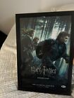 Daniel Radcliffe Signed Harry Potter Deathly Hallows Part 1 Movie Poster BAS COA