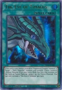 *** THE EYE OF TIMAEUS *** ULTRA RARE FIRST EDITION DLCS-EN007 MINT/NM YUGIOH!