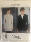 Vintage Designer Vogue Pattern Anne Klein 1990s Blazer Jackets Size 18-20-22
