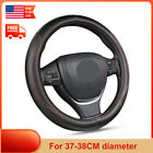 37-38cm PU Leather Car Steering Wheel Cover Anti Slip Accessories For Toyota