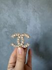 Authentic CC Chanel Faux Pearl Brooch - Never Worn Full Set With Receipt