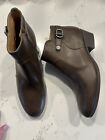 Unisa Ankle Booties Brown Unamorie Boots Buckle Women's Size 10 M New