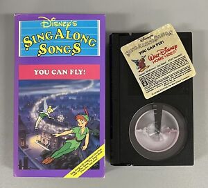 Disney's Sing Along Songs You Can Fly! Betamax Tape Walt Disney Home Video Beta