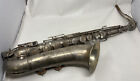 Vintage Holton Collegiate Tenor Saxophone Silver Plated - Parts or Repair 144222