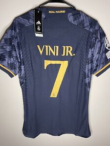 Vini Jr #7 Real Madrid Visit Champions League Player Edition Jersey 23/24 Medium